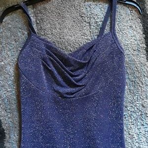 Deep Purple Sparkly Formal Dress